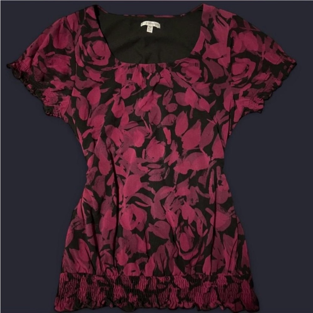 Whimsigoth Floral Top